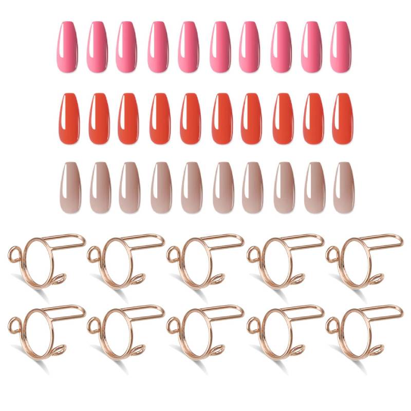 Kit bague d'ongles compatible ablution + 3 couleurs offertes
