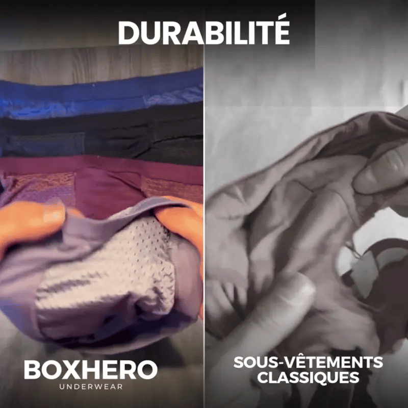 Lot de 10 boxers en bambou respirant