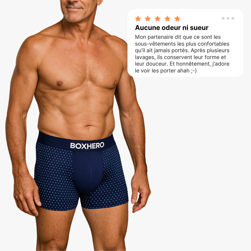 Lot de 10 boxers en bambou respirant