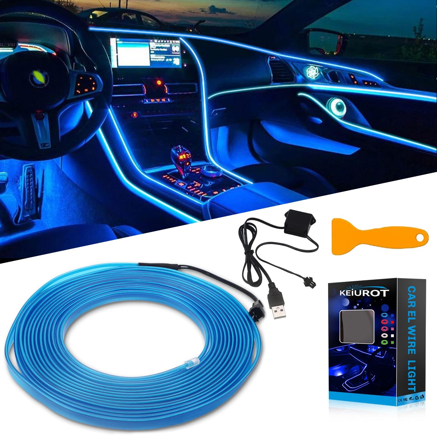 Led voiture 5 mètres
