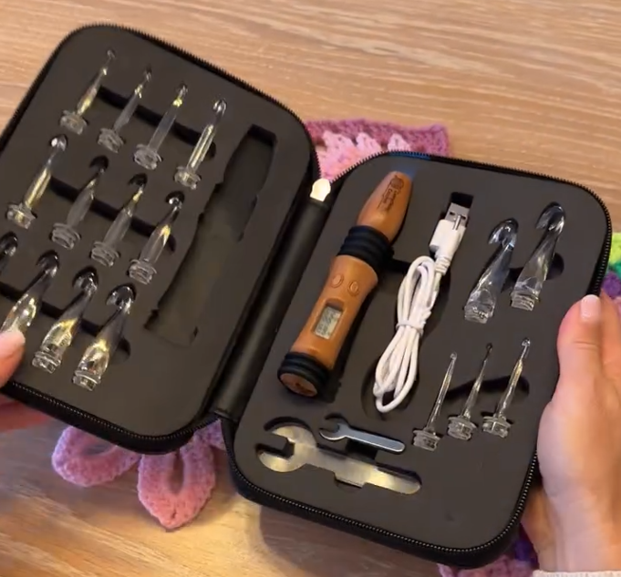 Kit de tricotage professionnel à led