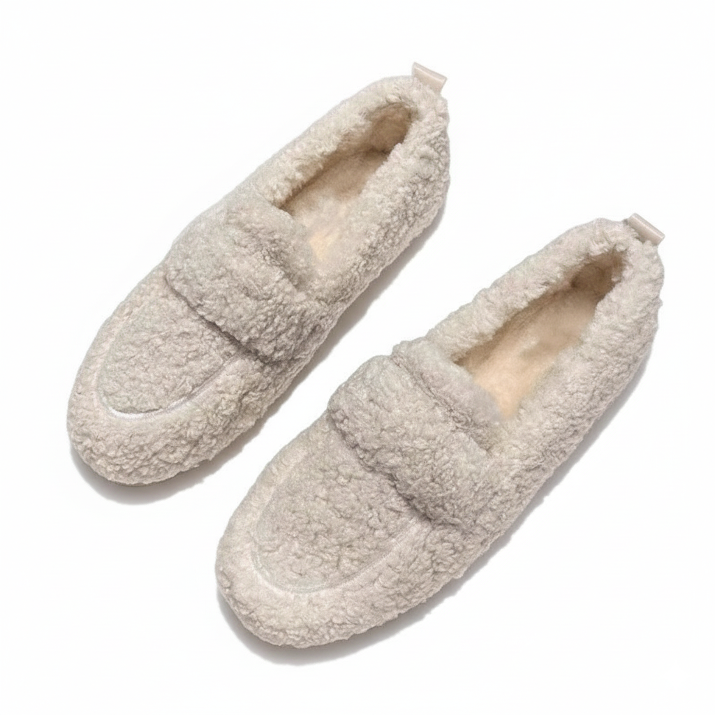 chaussures en fourrure
