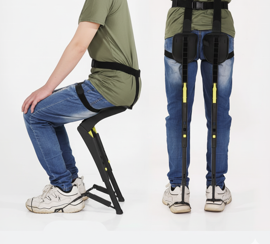 Chaise pliante exosquelette légère