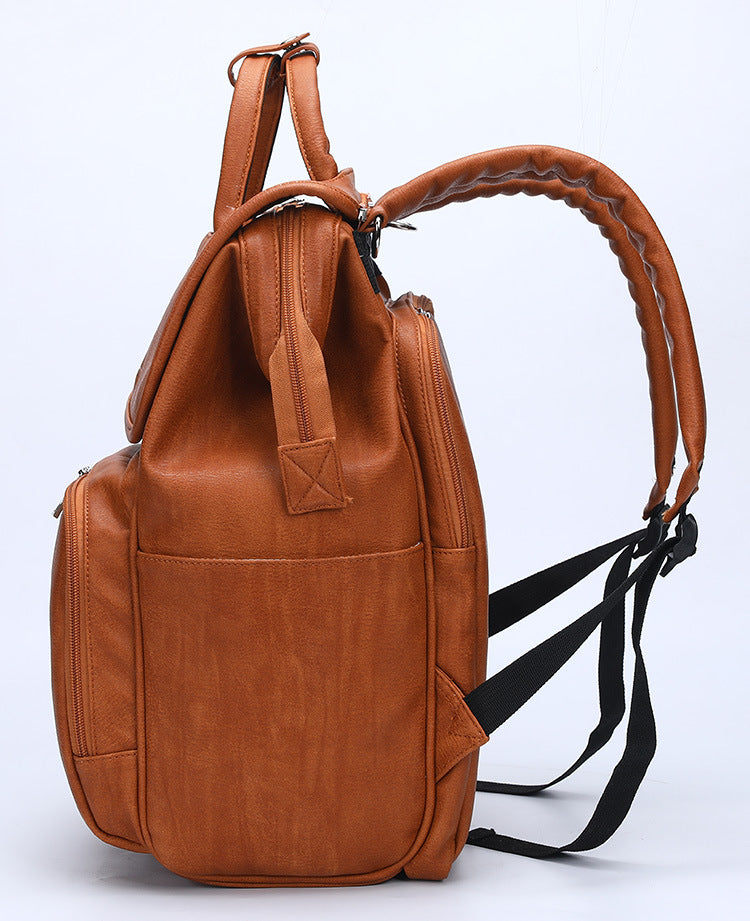 Sac à dos multifonction en cuir pour maman