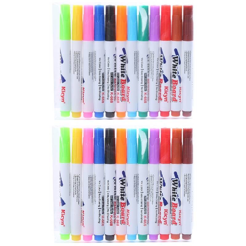 Lot de 2 Pack de 12 feutres magique à eau