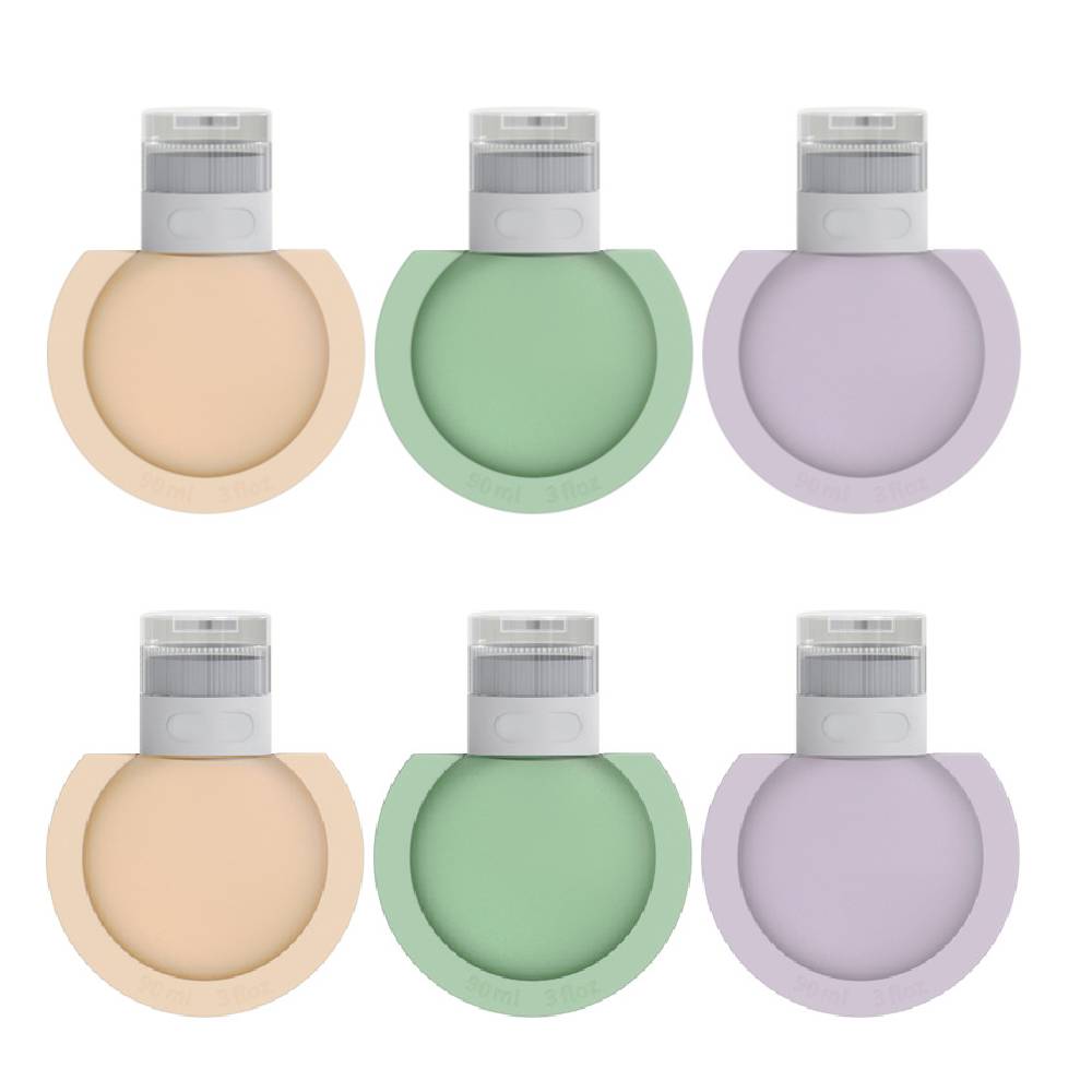 lot de 6 bouteilles de voyage anti-fuites