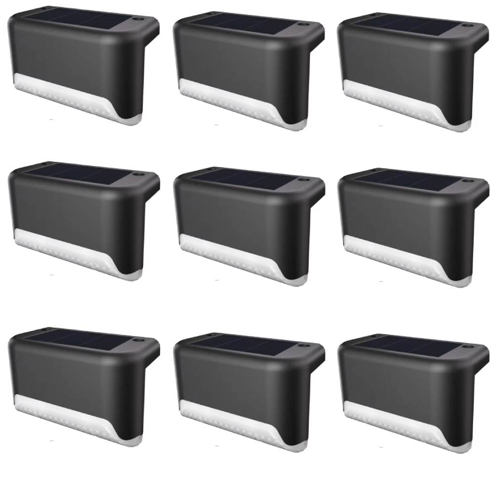 Lot de 9 Lampes solaires de terrasse, marche/arrêt automatique