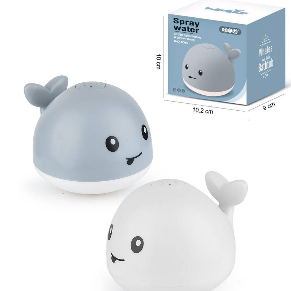 Lot de 2 jouet baleine jet d'eau