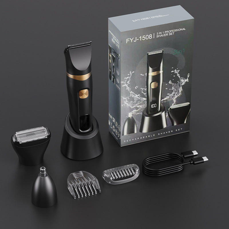 Tondeuse Professionnel 3 en 1 anti-coupure et anti bouton