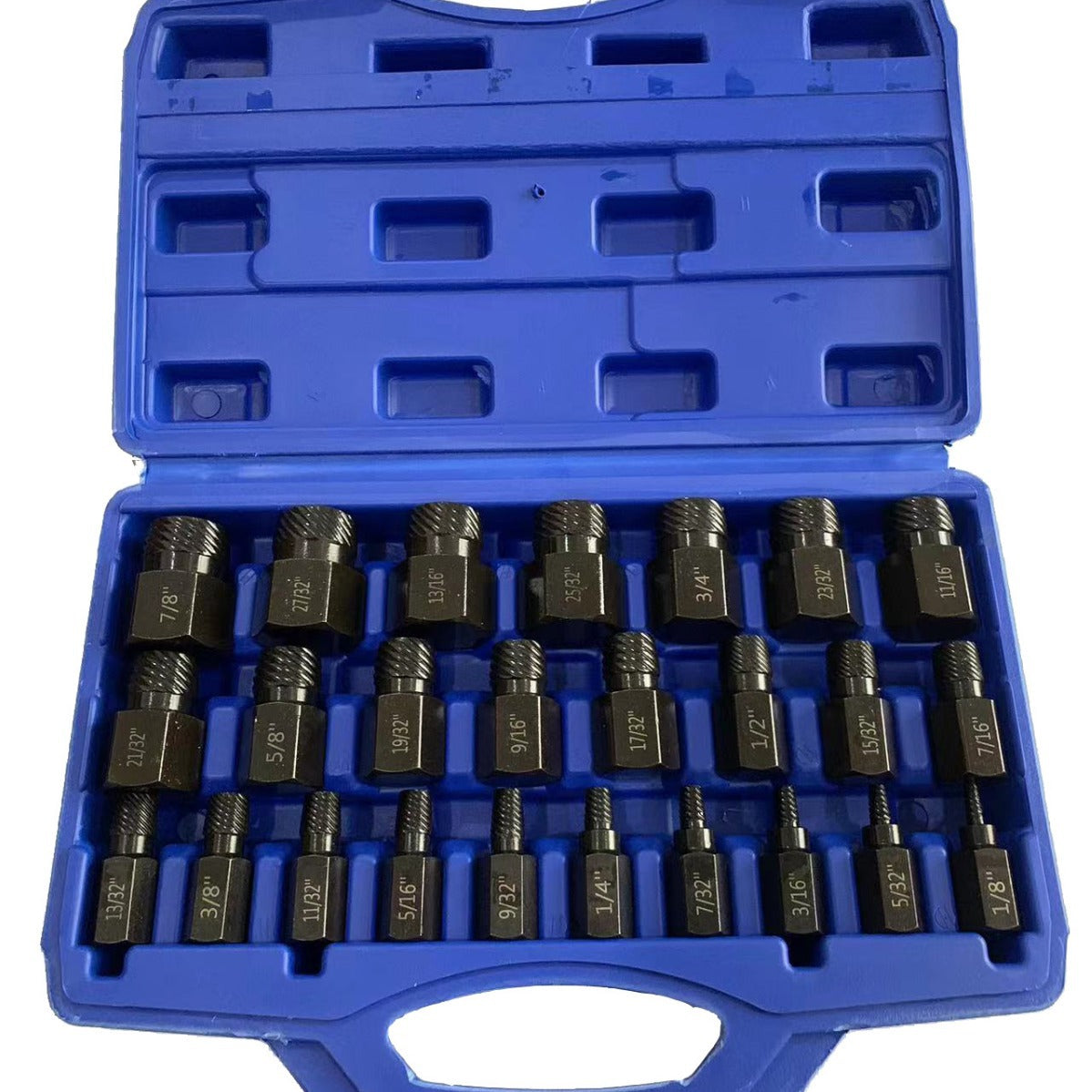 Pack de 25 extracteurs de vis et d'ecrou cassé