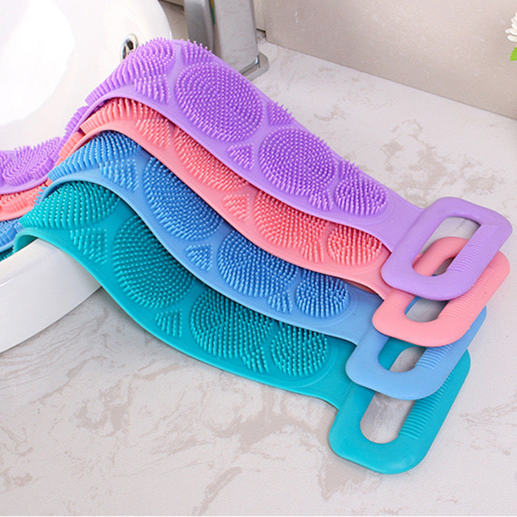 Lot de 4 frottes corps en silicone
