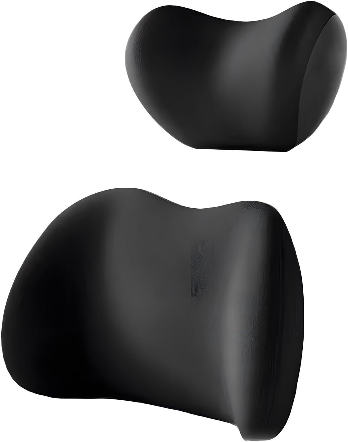 Ensemble Appuie-tête et coussin lombaire ergonomiques pour siège de voiture