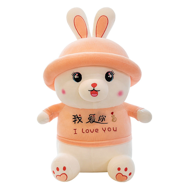 Peluche ours lapin