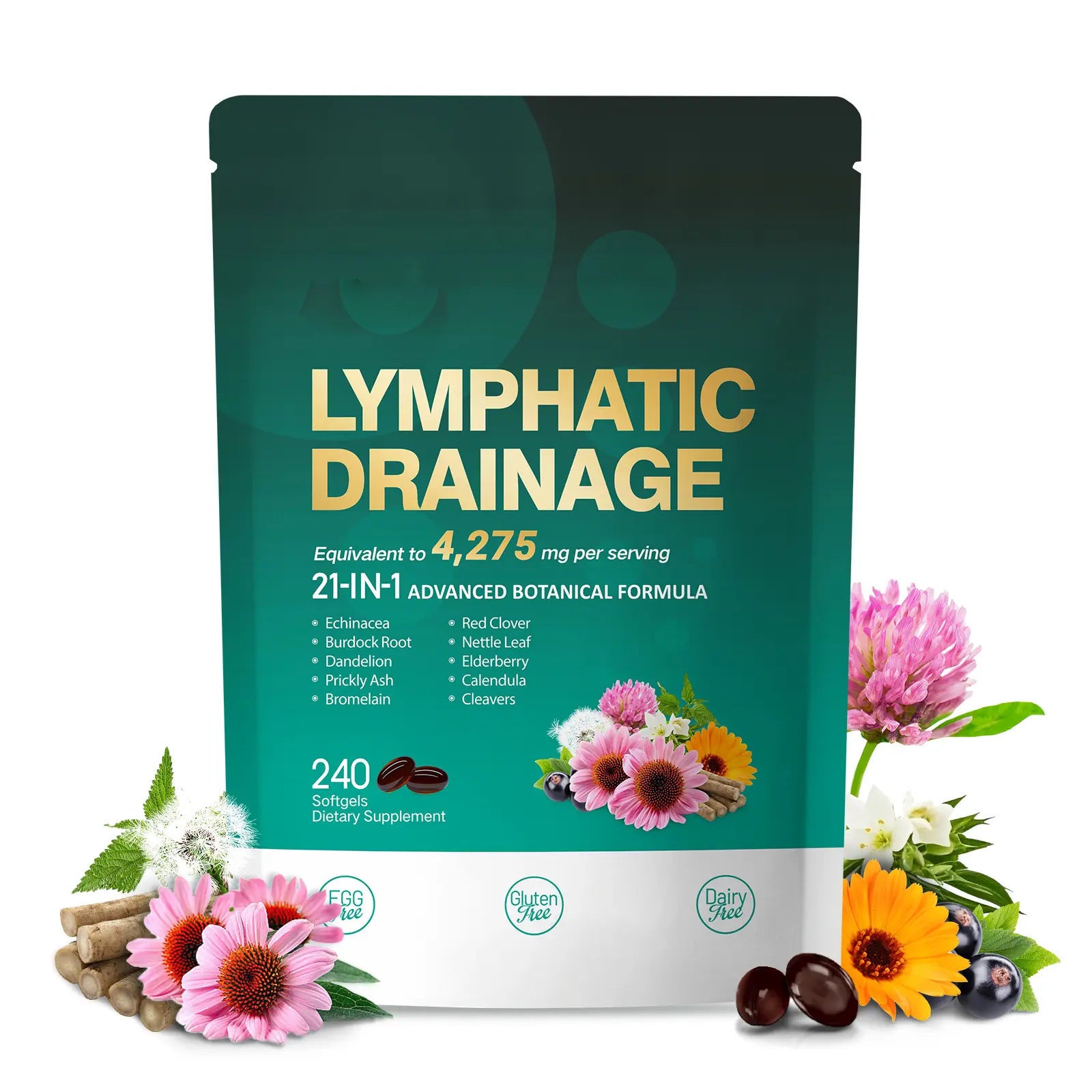 Complément alimentaire de drainage lymphatique