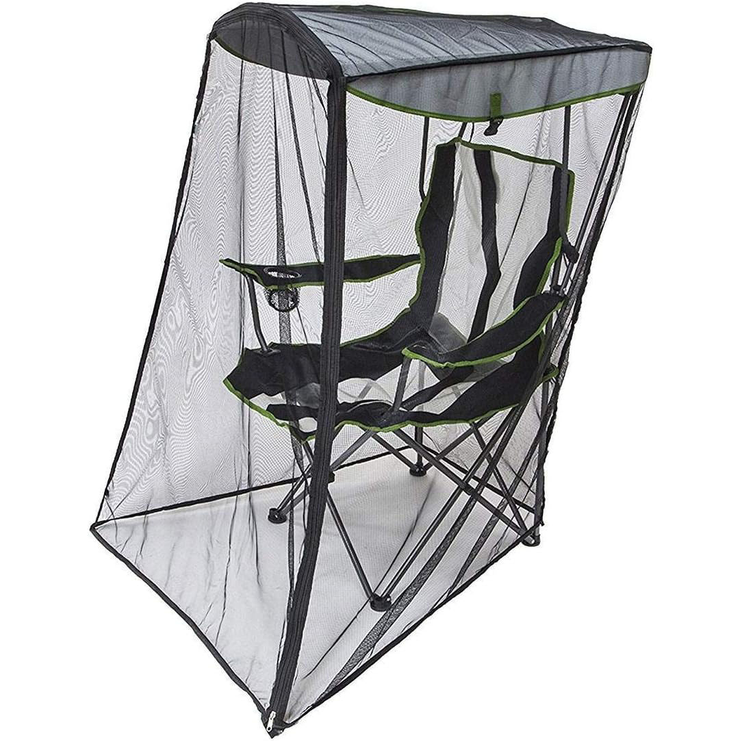 Chaise de camping avec moustiquaire