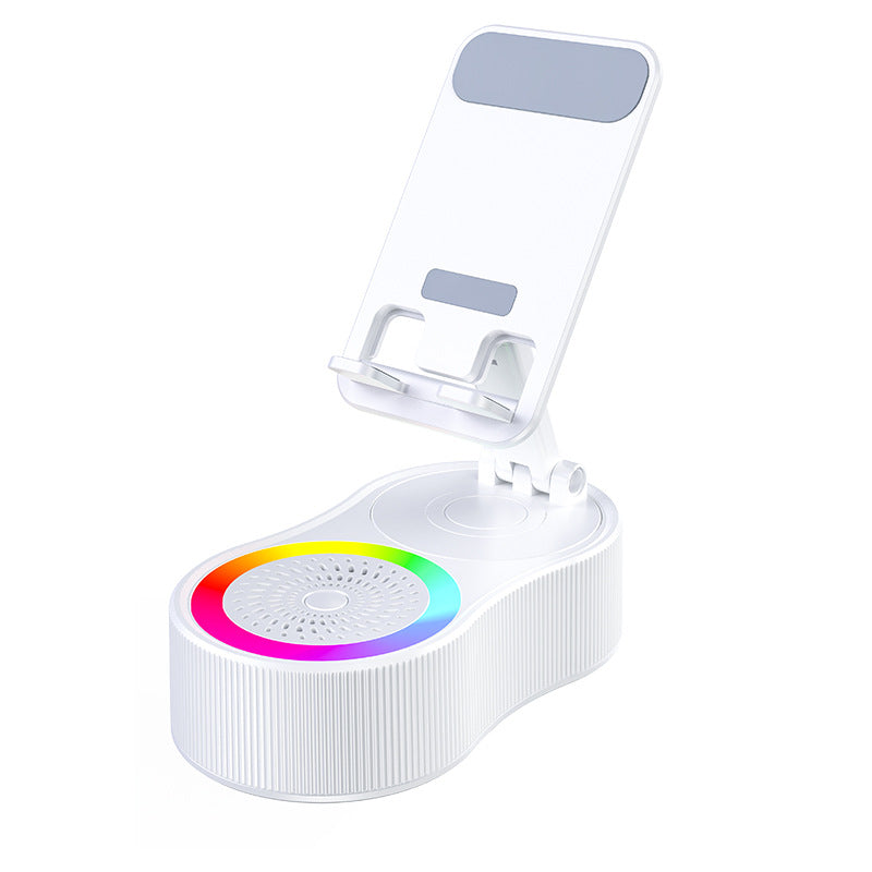 Support haut parleur bluetooth à led