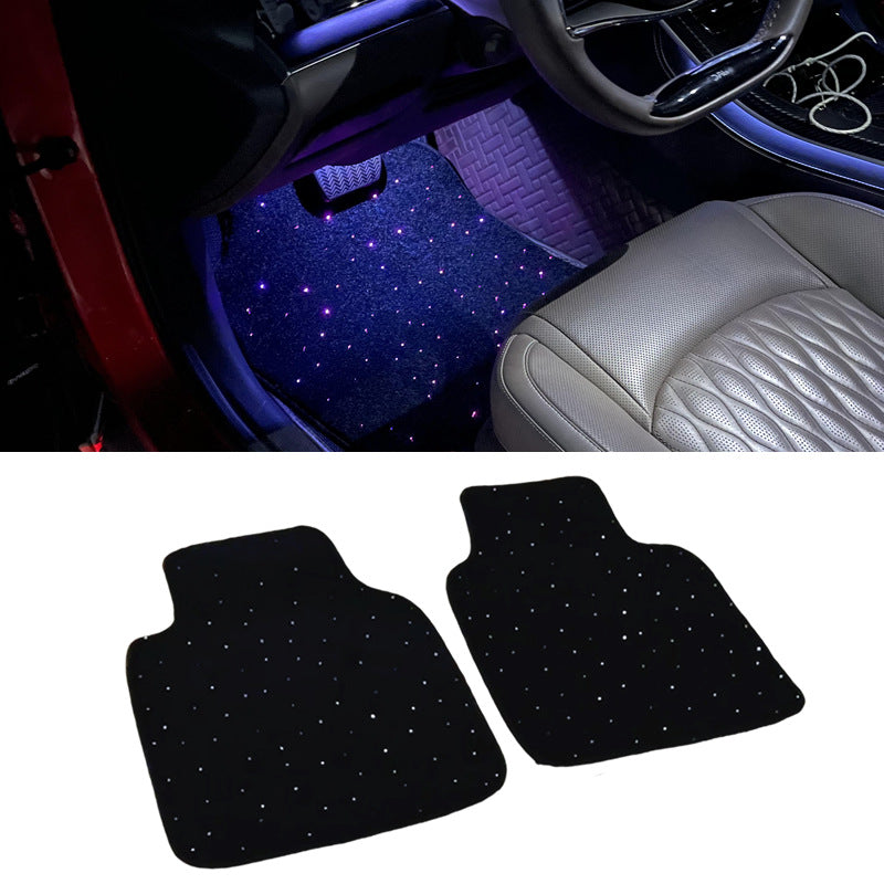 Lot de 2 tapis de voiture Led