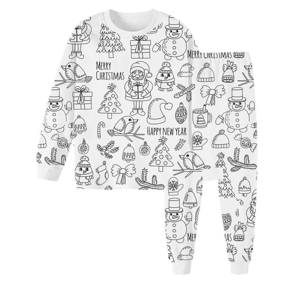 Ensemble de pyjama à graffitis pour enfants