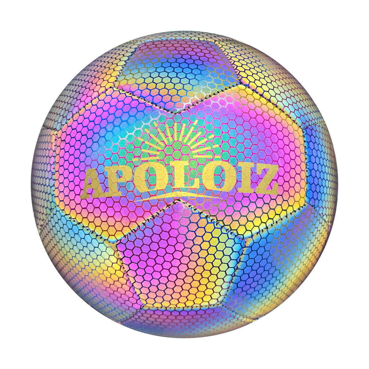 Ballon de football réfléchissant lumineux
