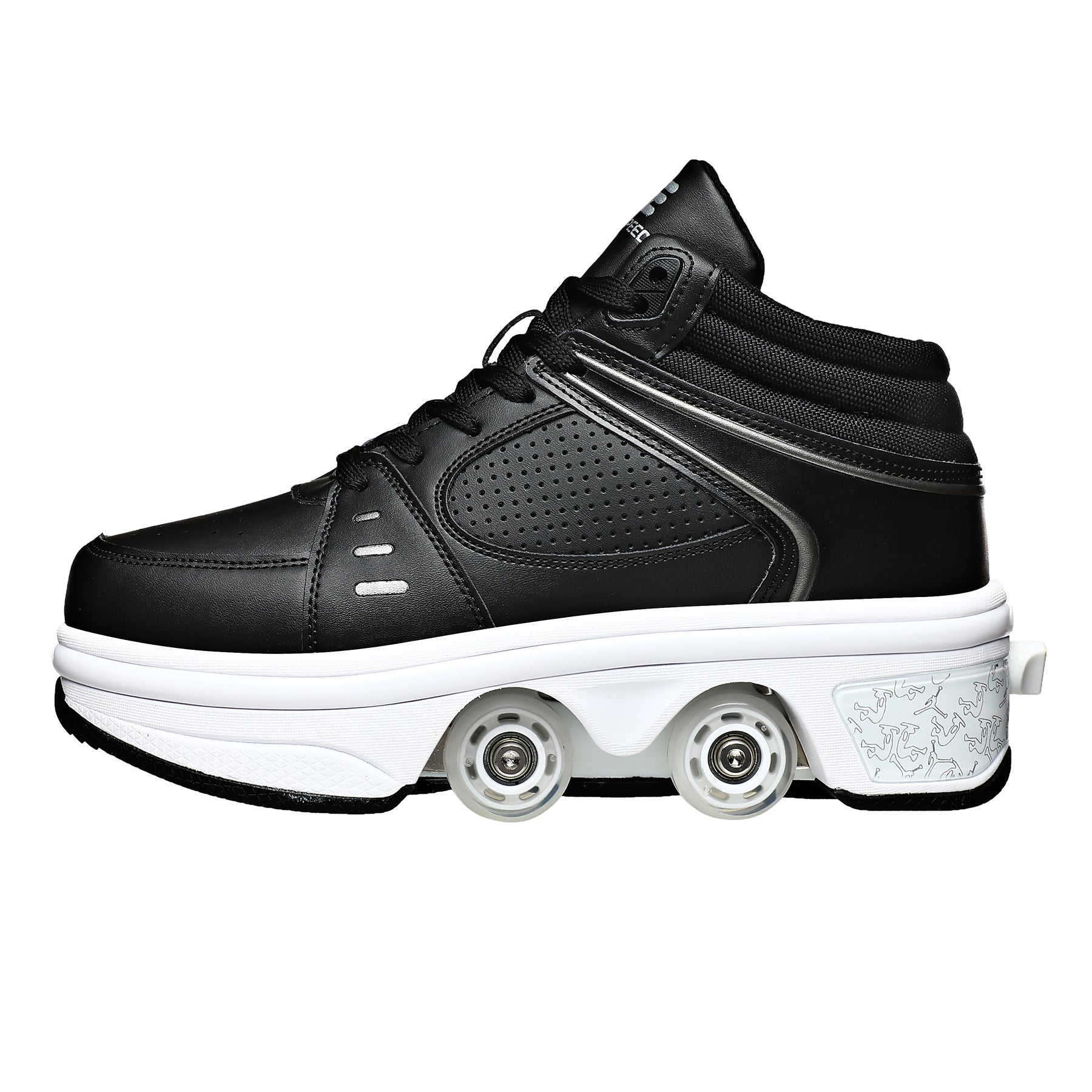 Patins à roulettes à double usage,