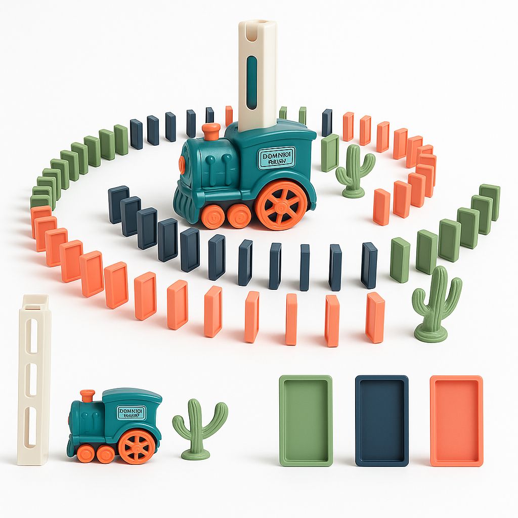 Jouet éducatif Train domino