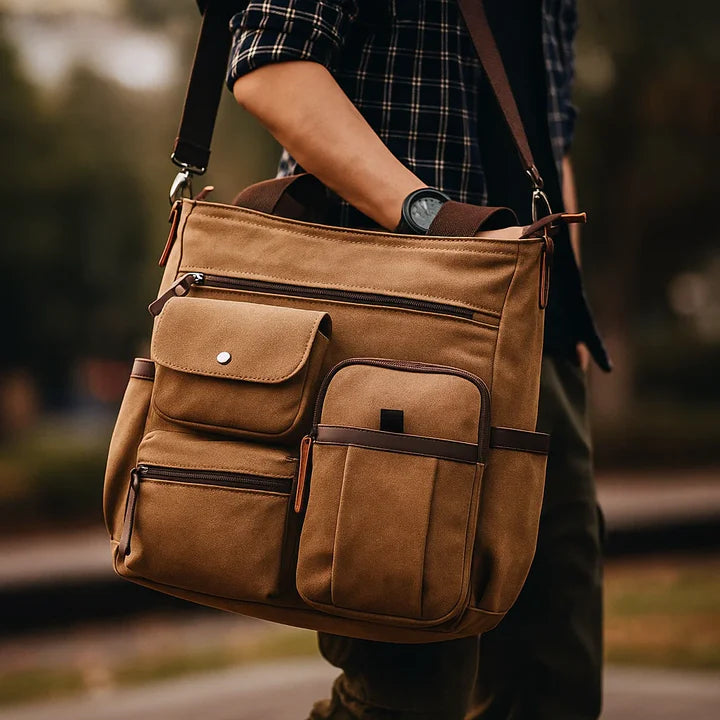 Sac à bandoulière en toile