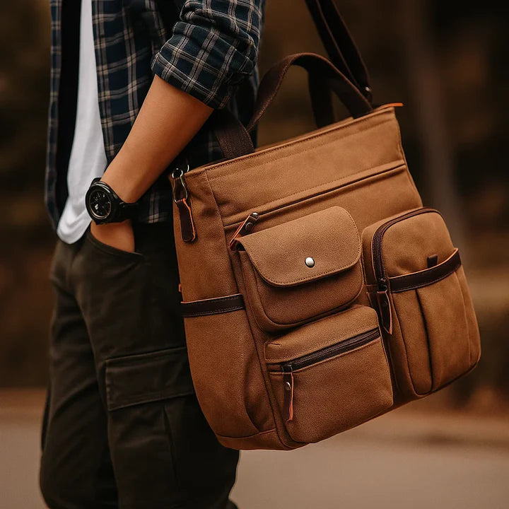 Sac à bandoulière en toile