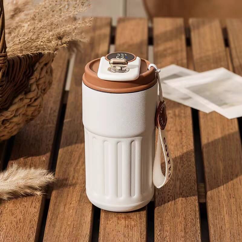 Thermos à café avec affichage de la température