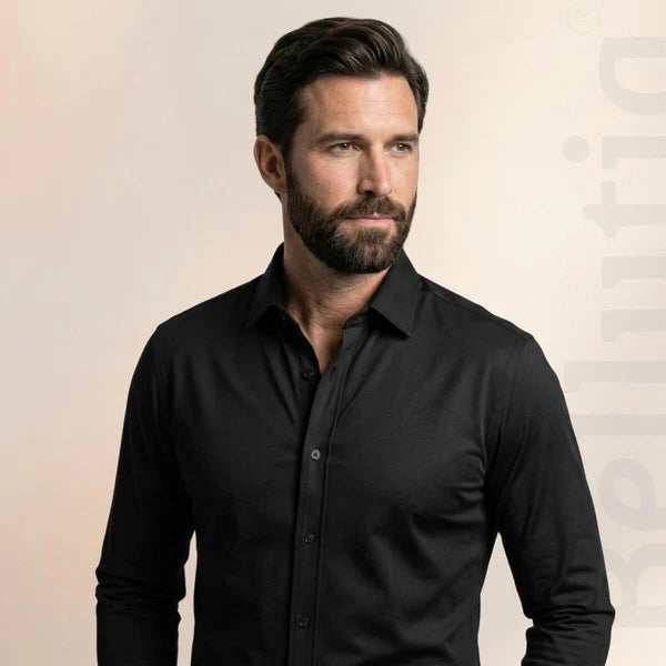Chemise de bureau extensible homme