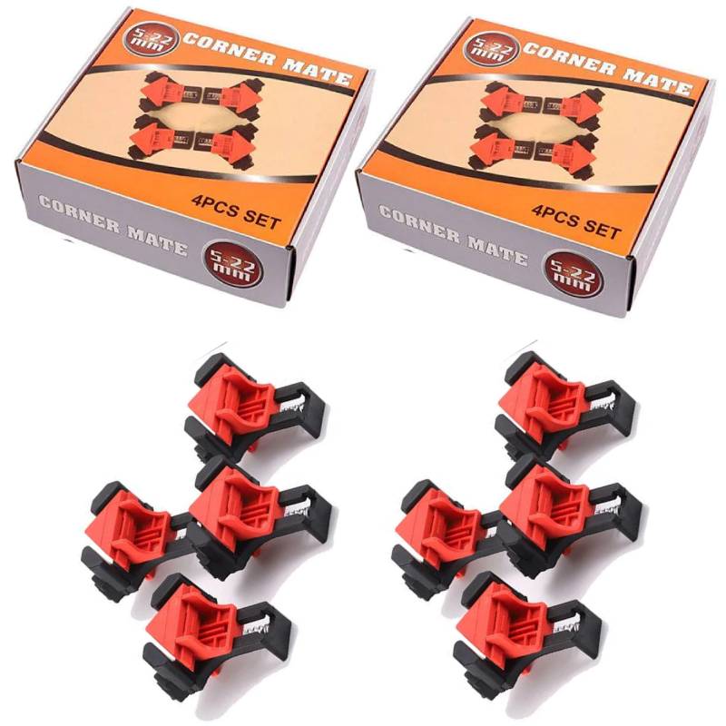 Lot de 8 serres coin