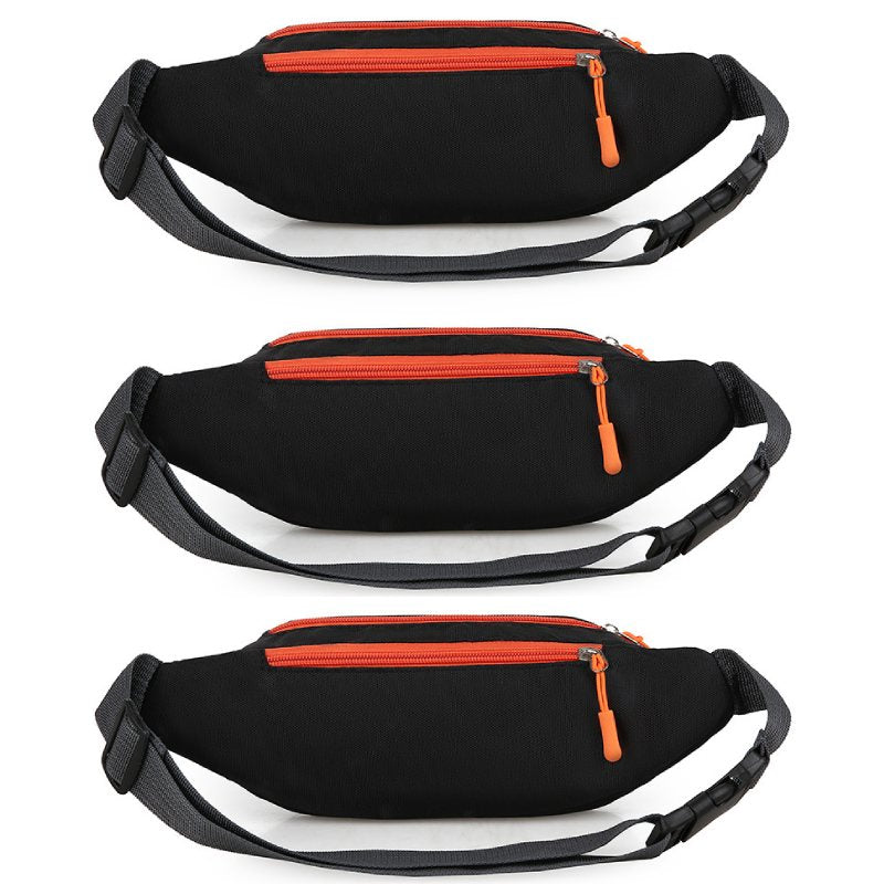 Lot de 3 ceintures banane invisible