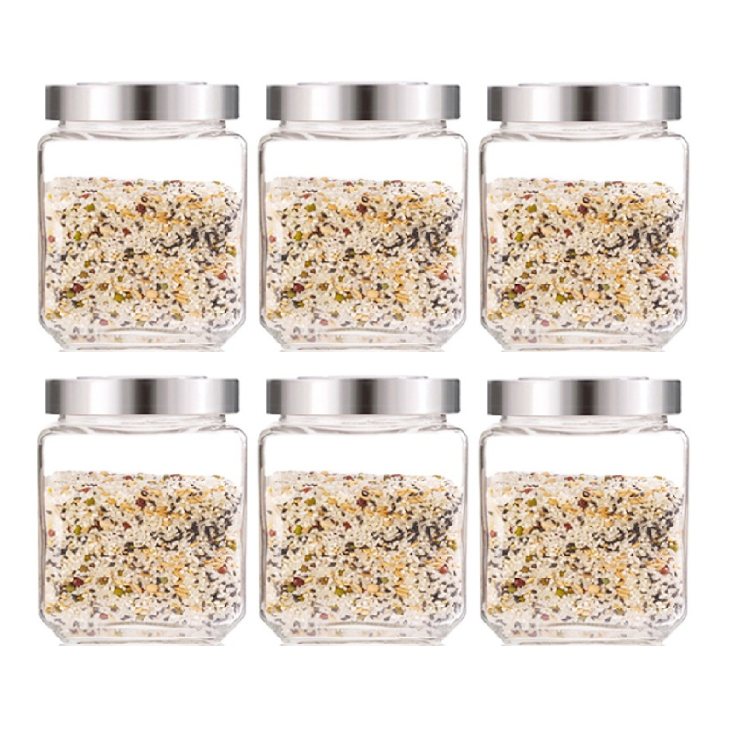 Lot de 6 bouteilles a épices magnétiques