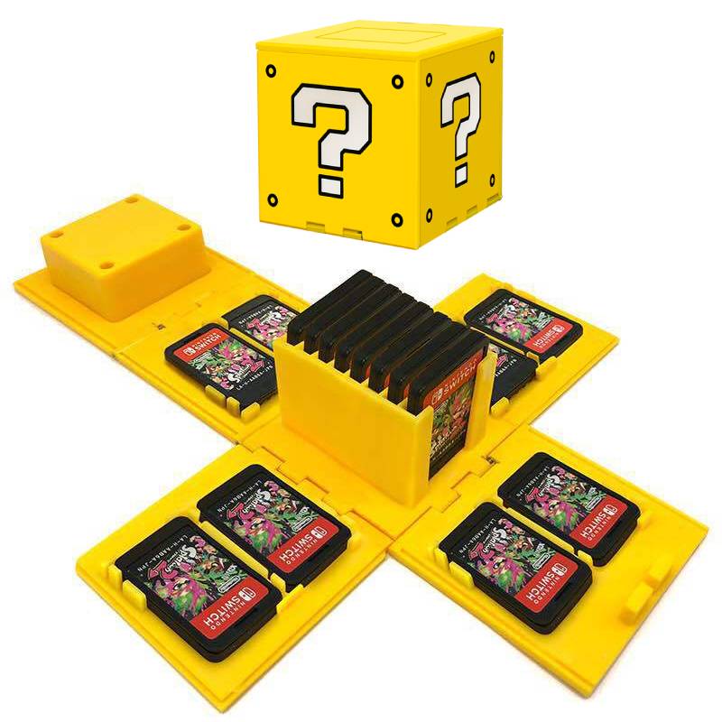 Lot de 2 Boitiers de jeu Nintendo Switch (chaque boitier peut prendre 16 jeux)