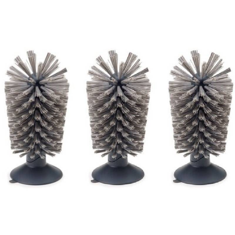 Lot de 3 brosses lave verre