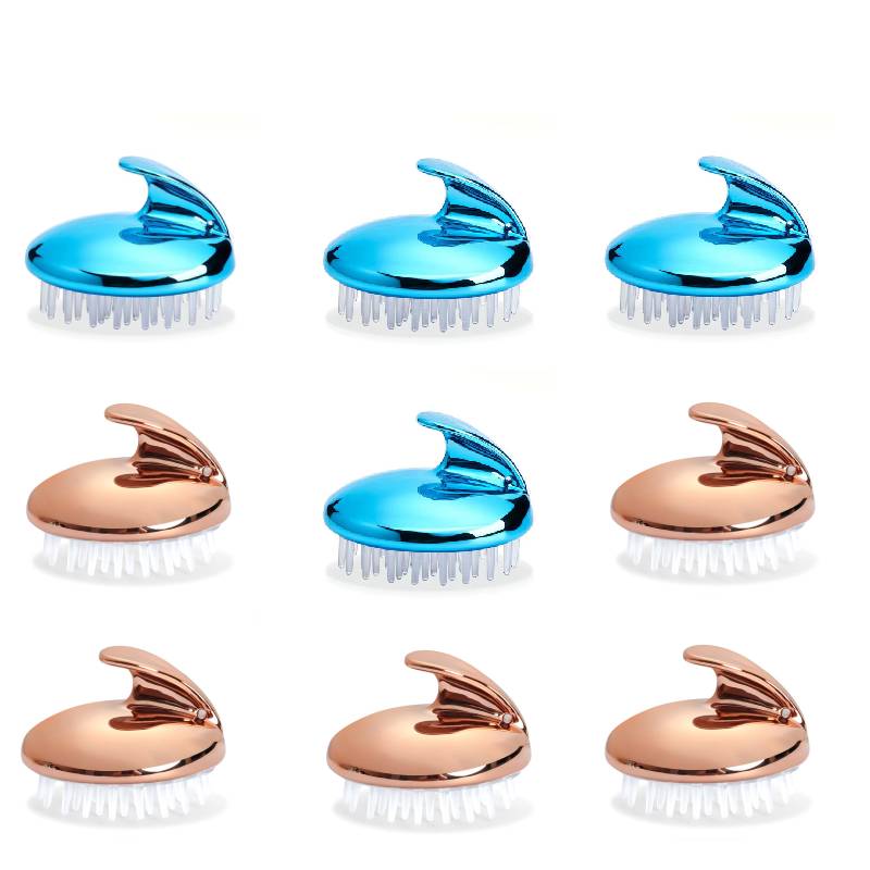 Lot de 9 brosses en silicone spécial massage et anti démangeaison