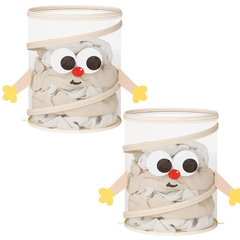 Lot de 2 paniers à linge pour enfants