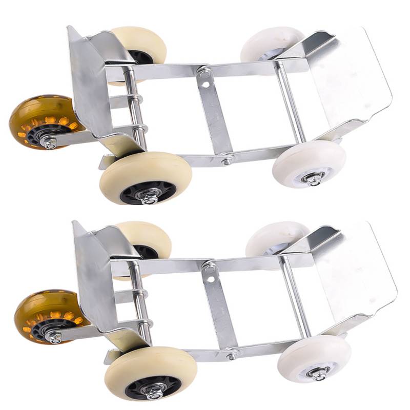 Lot de 2 roulettes de dépannage pour moto
