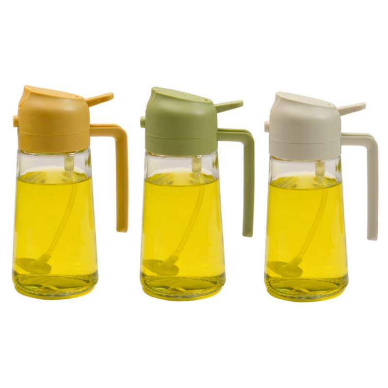 Lot de 3 bouteilles à huile 2 en 1