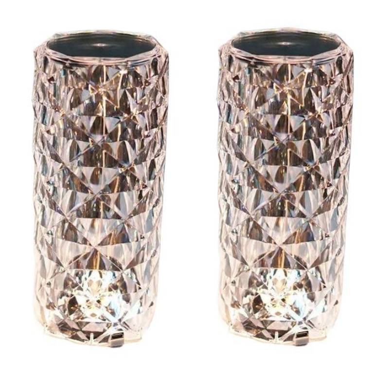 Lot de 2 lampes crystal