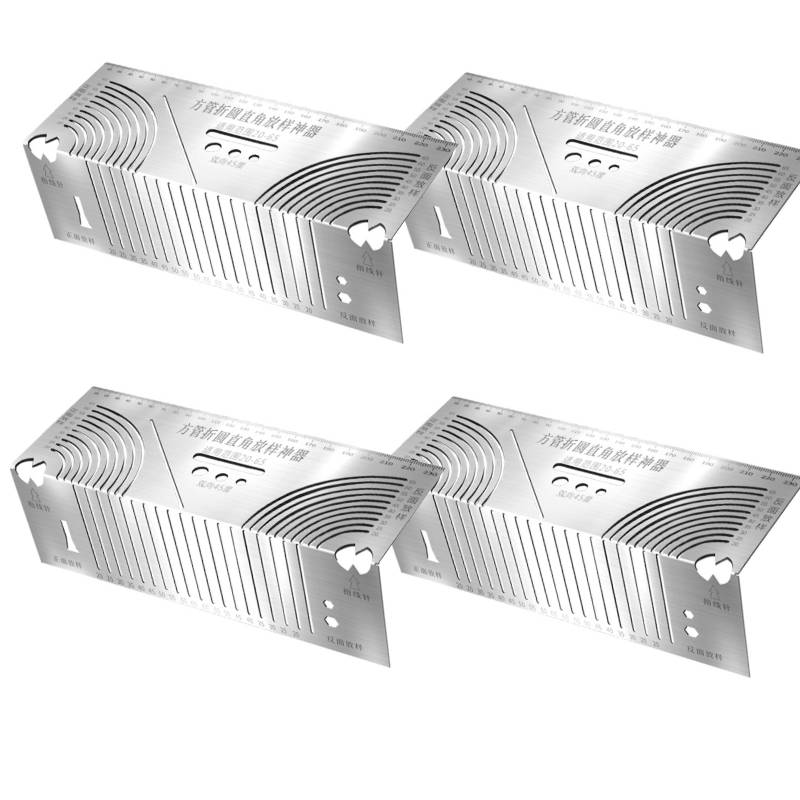 Lot de 4 outil de traçage d'arc