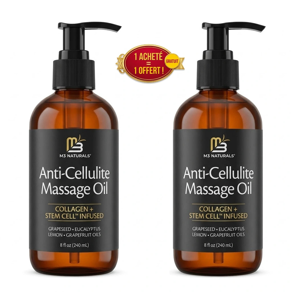 Lot de 2 Huiles de massage anti cellulite