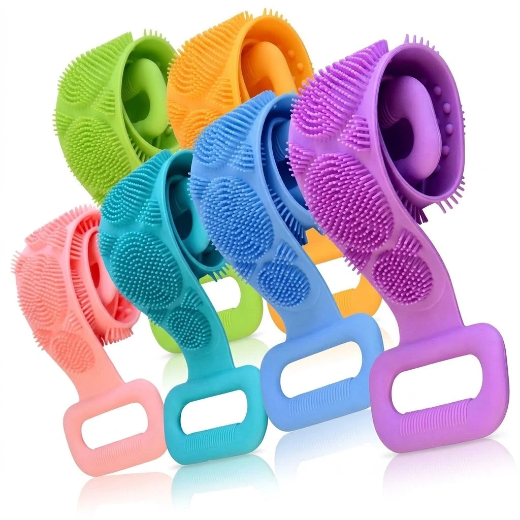 Lot de 6 frotte corps en silicone