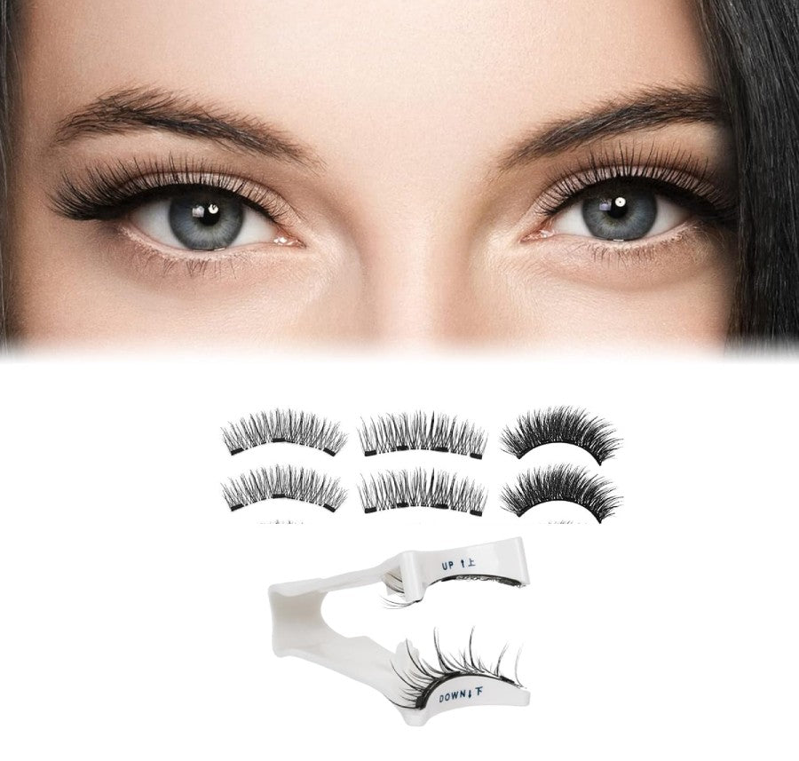 Kit faux cils : Applicateur + 3 paires de cils de volume différent