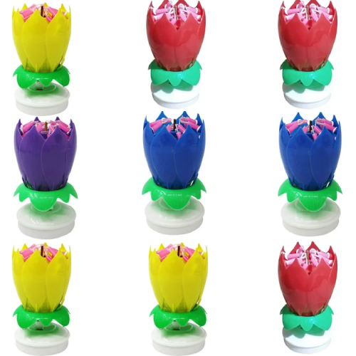 Lot de 9 bougies super anniversaire