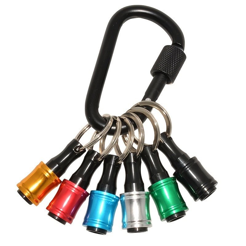 Porte clé à 6 têtes d'embouts de changement rapide