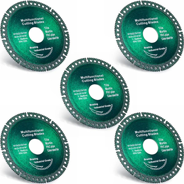 Lot de 5 Disques pour meuleuse d'angle - Coupe tout comme du beurre