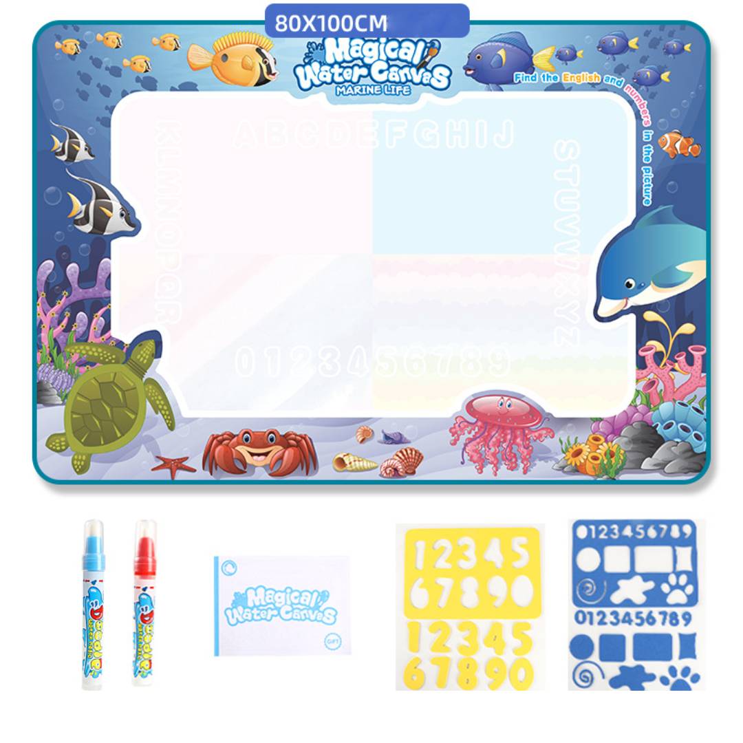 Tapis de dessin aquatique